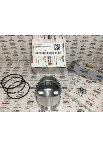 ANTOR /lombardini 3ld450 10hp Piston Segman/sekman Komple 0.50mm
