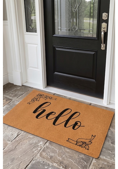 Villadia Home Textile Kapı Önü Paspası Kaymaz Taban Dekoratif Paspas Ev Giriş Antre İç Ve Dış Mekan Paspası 45x70 Cm 27ypycoco