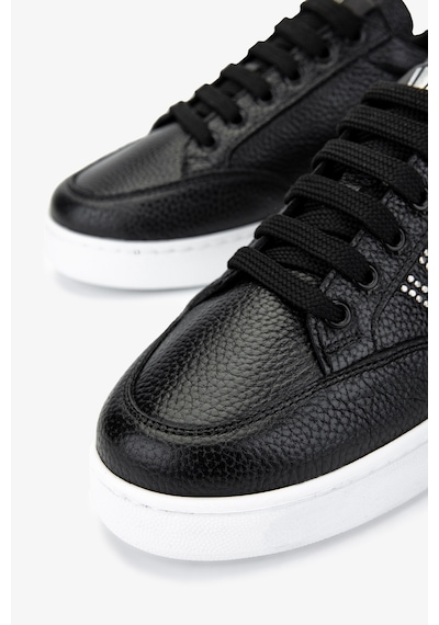 Valmenti Kadın Hakiki Deri Siyah Floter Sneakers & Spor Ayakkabı 1116 1362-33 Bn Ayk Y25 Sıyah Fltr Siyah