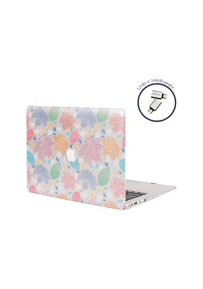 Apple Uyumlu MacBook Pro Kılıf 13inç M1-m2, Leaf01 Type-c'li Model A2338 A2289 A2251 A1706-08 A1989 A2159 İle Leaf 01