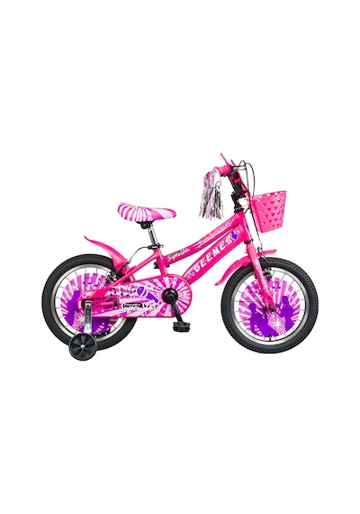 Beemer 16 Jant New Design 4 - 7 Yaş Çocuk Bisikleti 2024 Model Pembe
