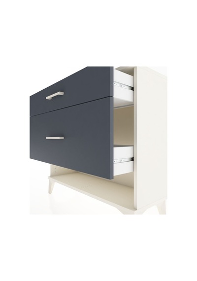 Arges Şifonyer 2 Çekmeceli 88x30x80 Aytaşı-antrasit Aytaşı