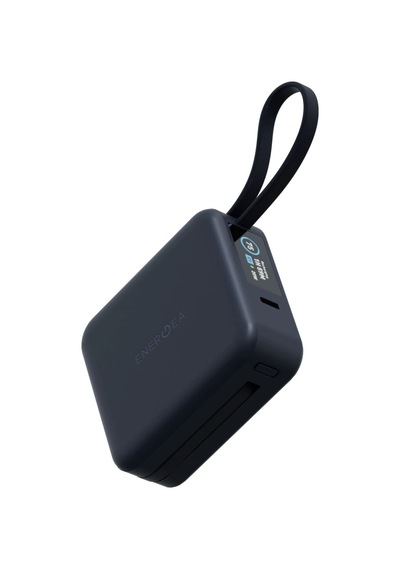Magpac Mini Plus Dijital 10.000 Mah Type-c Telefon Saat Kablosuz Şarj Destekli Magsafe Powerbank - Lacivert Koyu Gri
