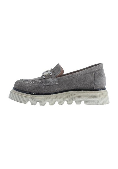 Poletto Hakiki Deri Kahve Loafer Düz 06 134 3-1963 Kahverengi