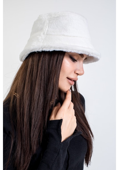 Ladycolor Lady Color Yumuşak Dokulu Bucket Şapka Beyaz