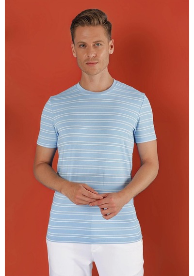 Efor Ts 851 Mavi Spor T-shirt Mavi