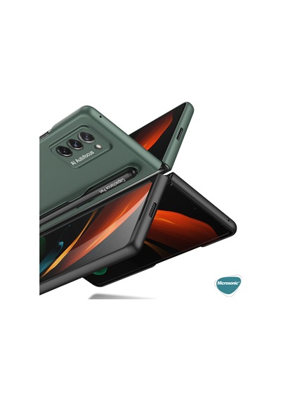 Microsonic Samsung Uyumlu Galaxy Z Fold 2 Kılıf S-Pen Fold Edition