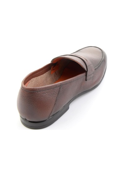 Kahve Hakiki Deri Erkek Loafer Ayakkabı E01648367040