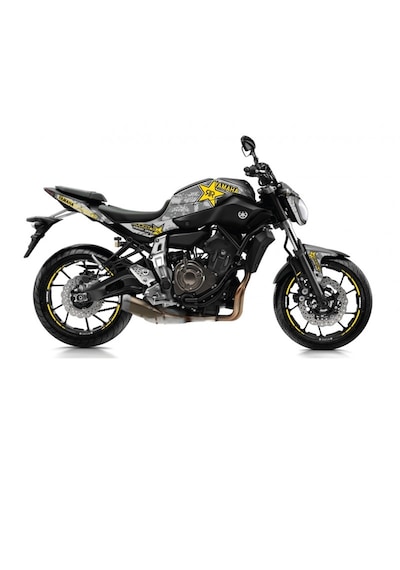 Yamaha Mt07 Yıldız Rockstar Desenli Full Kaplama Modeli