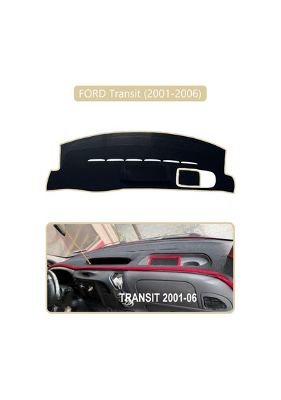 Ford Transit 2001-2006 Torpido Koruma Halısı Bej Kenar