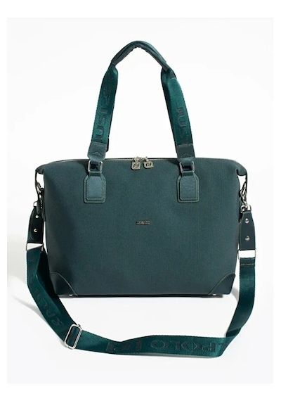 Just Polo Kadın Büyük Valiz Boy Ayarlanabilir Askılı Lüks El Ve Omuz Çantası Shopper Yeşil