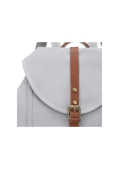 Smart Bags Kanvas Kadın Sırt Çantası Smk Kn-1335 Açık Gri