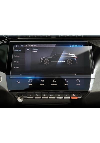 Peugeot 408 10 İnç Ekran Koruyucu Multimedya Şeffaf Nano