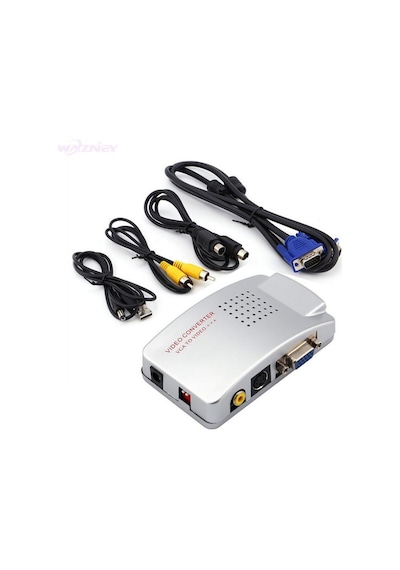 Primex Sl-av201 Vga To Vıdeo Çevirici, Vga To Svideo, Rca Görüntü Çevirici