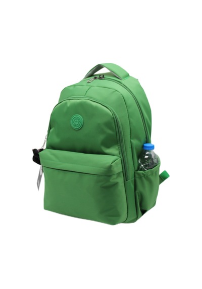 Yeşil Unisex Okul Çantası Su Geçirmez Kumaş Unisex Okul Sırt Çantası 2200 Mint Yeşili