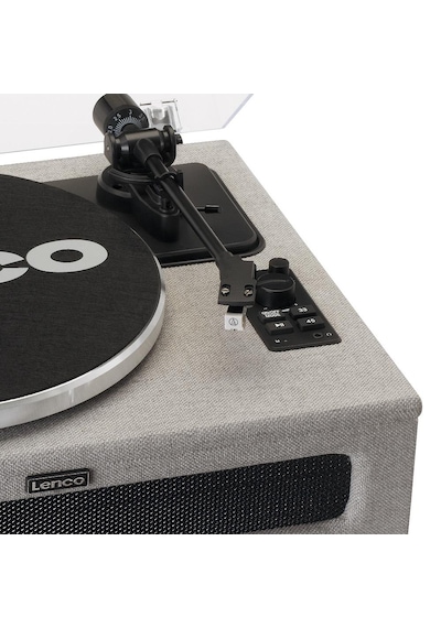 Lenco Ls-440 Gy Gri 4 Hoparlörlü Bluetoothlu Pikap Plak Çalar