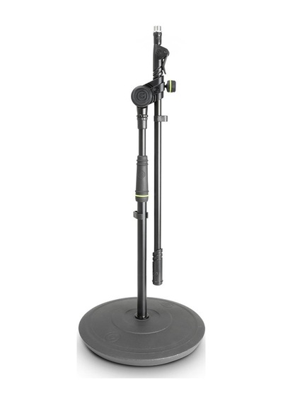 Gravity Ms 2222 B Yuvarlak Tabanlı Kısa Mikrofon Standı Ve 2 Nokta Ayarlama Teleskopik Bom Gms222b