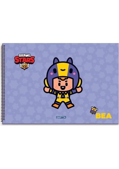 Gıpta 25 x 35 Brawl Star Spiralli Resim Defteri 15 Yp
