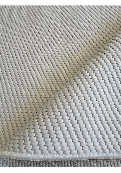 Elvey Home Lara Krem Sisal İskandinav Extra Yumuşak Özel Kesim Kolay Temizlenen Salon Koridor Mutfak Halısı 02-krem