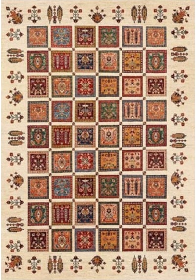 Çam Halı Gloria Td407 Multi Şal Desen Dokuma Saçaklı Kilim