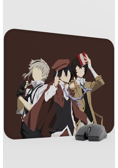 Bungou Stray Dogs Anime V1 - 48x40 Xl Gaming Kauçuk Kaymaz Taban Mouse Pad Fare Altlığı