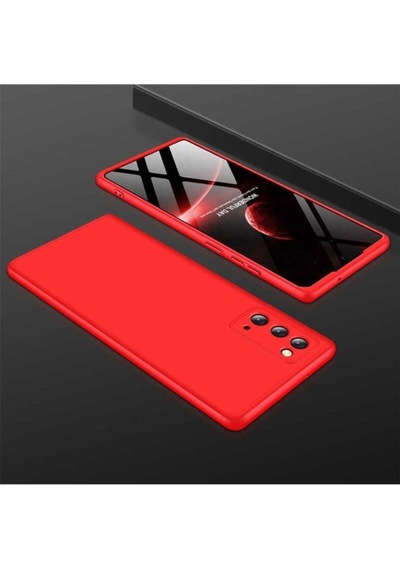 Galaxy Note 20 Kılıf Zore Ays Kapak Kırmızı
