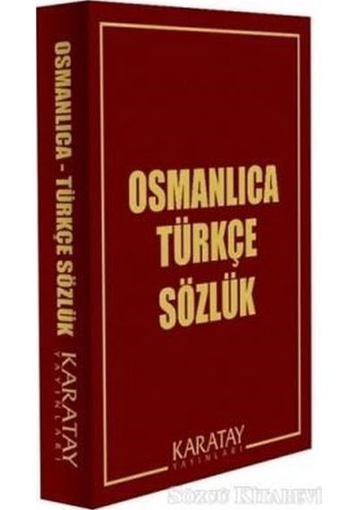 Osmanlıca Türkçe Sözlük N11.213
