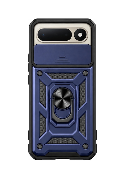 Spark 50 5g Uyumlu Stand Özellikli Sürgülü Darbelere Dayanıklı Glide Kılıf Lacivert