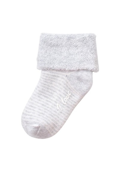 Kitikate Bibaby Biorganic Mom And Dad Kaymaz Çorap 68354 Gri