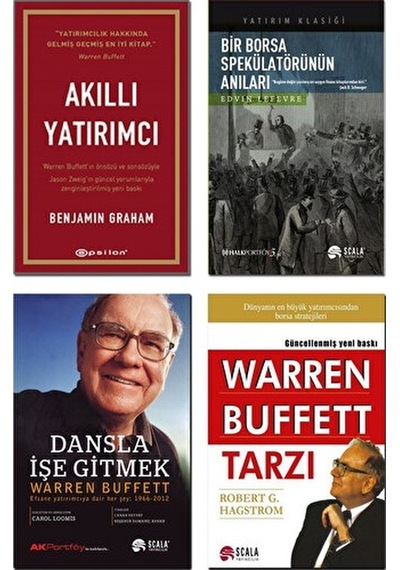 Akıllı Yatırımcı / Bir Borsa Spekülatörünün Anıları / Edwin Lefevre + Dansla Işe Gitmek 4 Kitap Set