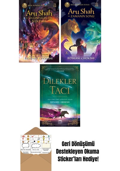 Aru Shah Ve Ölümsüzlük Nektarı + Aru Shah Ve Zamanın Sonu + Dilekler Tacı
