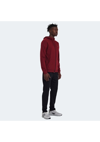 Slazenger RICH Erkek Fermuarlı Kapüşonlu Cepli Bordo Eşofman Takımı