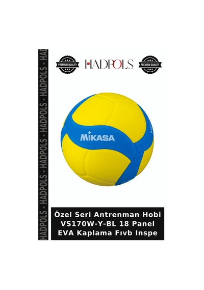 Özel Seri Antrenman Hobi Vs170w-y-bl 18 Panel Eva Kaplama Fıvb Inspe Çok Renkli