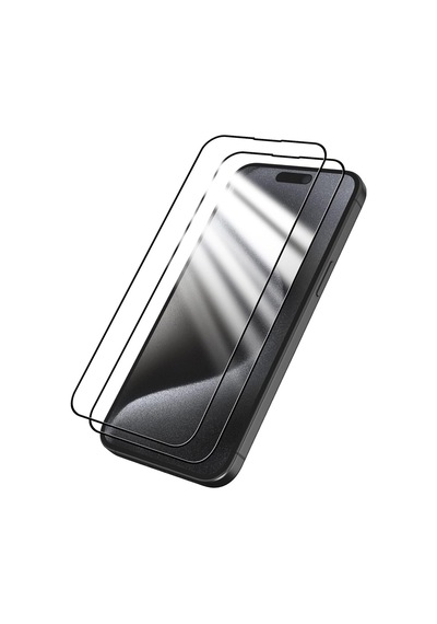 Apple Uyumlu   iPhone 16 İle Ekran Koruyucu Şeffaf Temperli Kırılmaz Cam Ekran Koruyucu 2 Adet