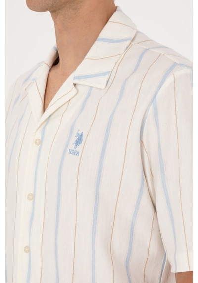 U.s. Polo Assn. Erkek Beyaz Gömlek Örme 50306877-vr013 Beyaz