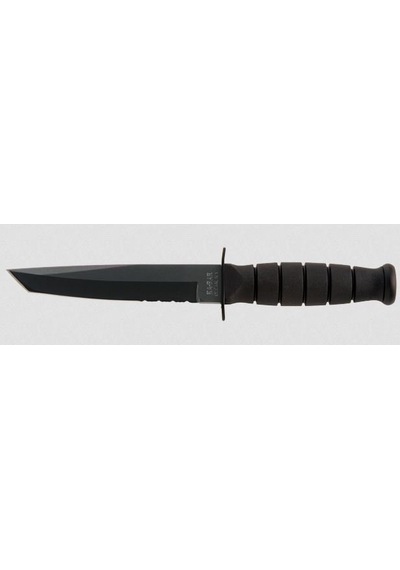 Ka-Bar 1255 Short Siyah Tanto Serr Kamp Bıçak Siyah