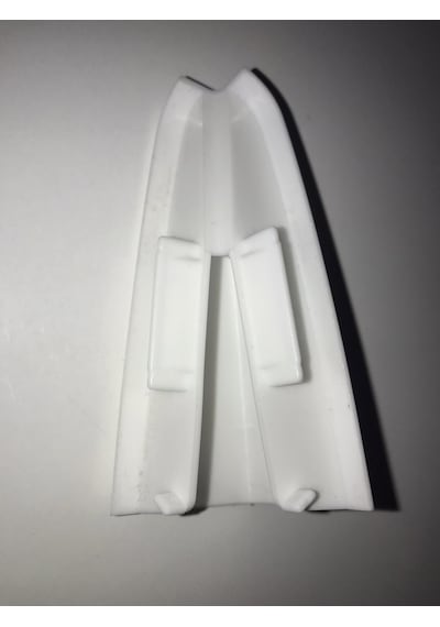 Laminat Parke Süpürgelik Köşe Bağlantı Aparatı 8 CM Beyaz Renk