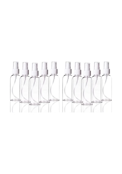 Güvenç Ambalaj Boş Plastik Şeffaf Sprey Şişesi 12x 100 ML