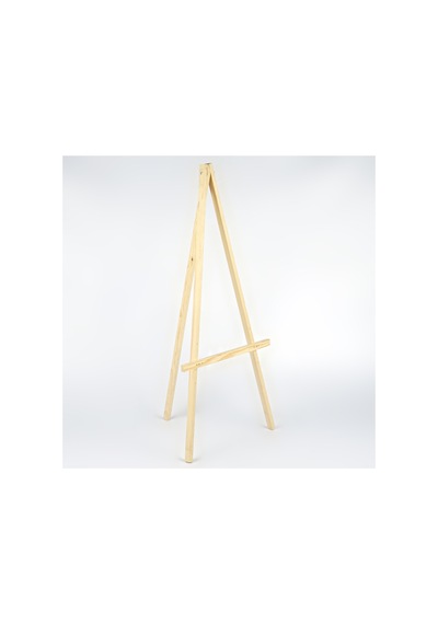 Naturel Ahsap Resim Standi Sovale 120x50 Cm Cın093