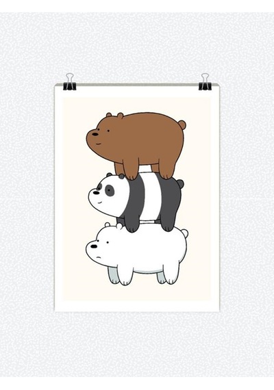 We Bare Bears Tasarımlı 24*33 cm 350 gr. Kuşe Kağıt Poster PYTKP We Bare Bears Tasarımlı 24*33 cm 350 gr. Kuşe Kağıt Poster PYTKP