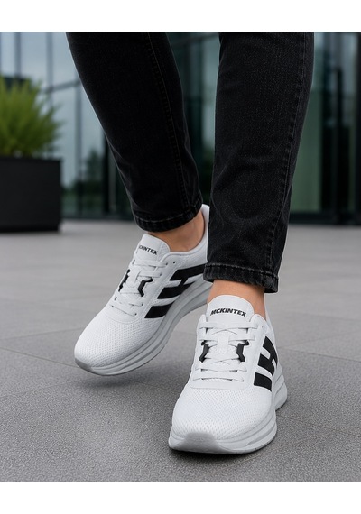 Homiro Fuspedli Poli Taban Günlük Spor Ayakkabı Sneaker Buz-siyah