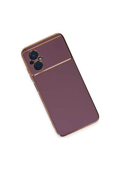 Xiaomi Poco M5 Kılıf Volet Silikon - Mor -