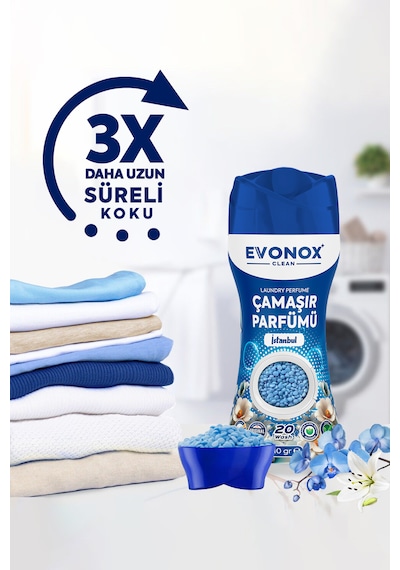 Clean Granül Çamaşır Parfümü & Çamaşır Yumuşatıcı İstanbul 210 Gr Tekli