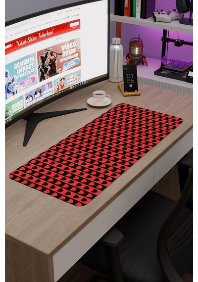 Kalpli Kaymaz Dikişli Kauçuk Oyuncu Mousepad V4 - 70x30 Xl Gaming Mouse Pad Fare Altlığı
