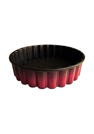 Kitchendore Turta Ve Tart Kek Kalıbı Cherry Red Kalın Döküm Üç Katmanlı Kaplama 525 Gram Diğer