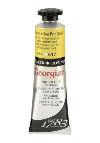 Daler Rowney Georgian Yağlı Boya 38Ml - N:617 Cadmium Yellow Pale