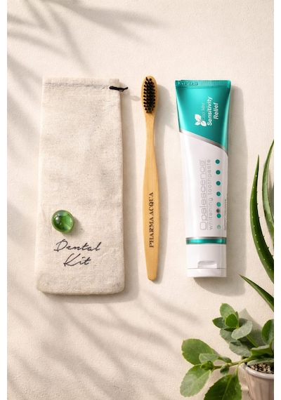 Dental Kit - Opalescence Sensitivity Relief Hassas Dişler İçin Beyazlatıcı Diş Macunu 133 Gr + Bambu Diş Fırçası