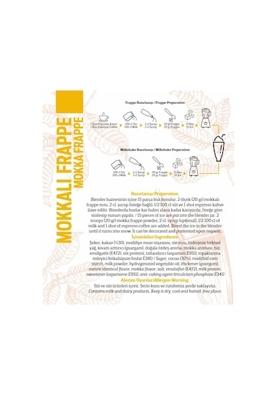 Oze Frappe Tanışma Seti Vanilya + Karamel + Mokka 3 x 250 G