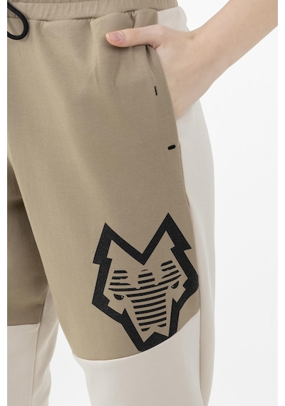 Maraton Sportswear Comfort Kadın Dönüşlü Paça Basic Kil Pantolon 22028-kil Bej