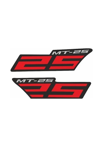 Yamaha Yamaha Mt-25 Kırmızı Yan Stıcker Set